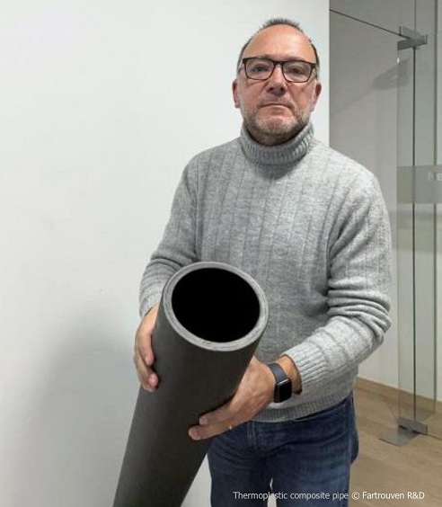 Pipes of the 2023 generation. Flexible oilfield composite pipes reinforced with UD tape. Solutions for composite pipes with a gas barrier. Metal-polymer composite pipes with high resistance to delamination for water supply, heating, gas supply systems. Fartrouven R&D, Portugal